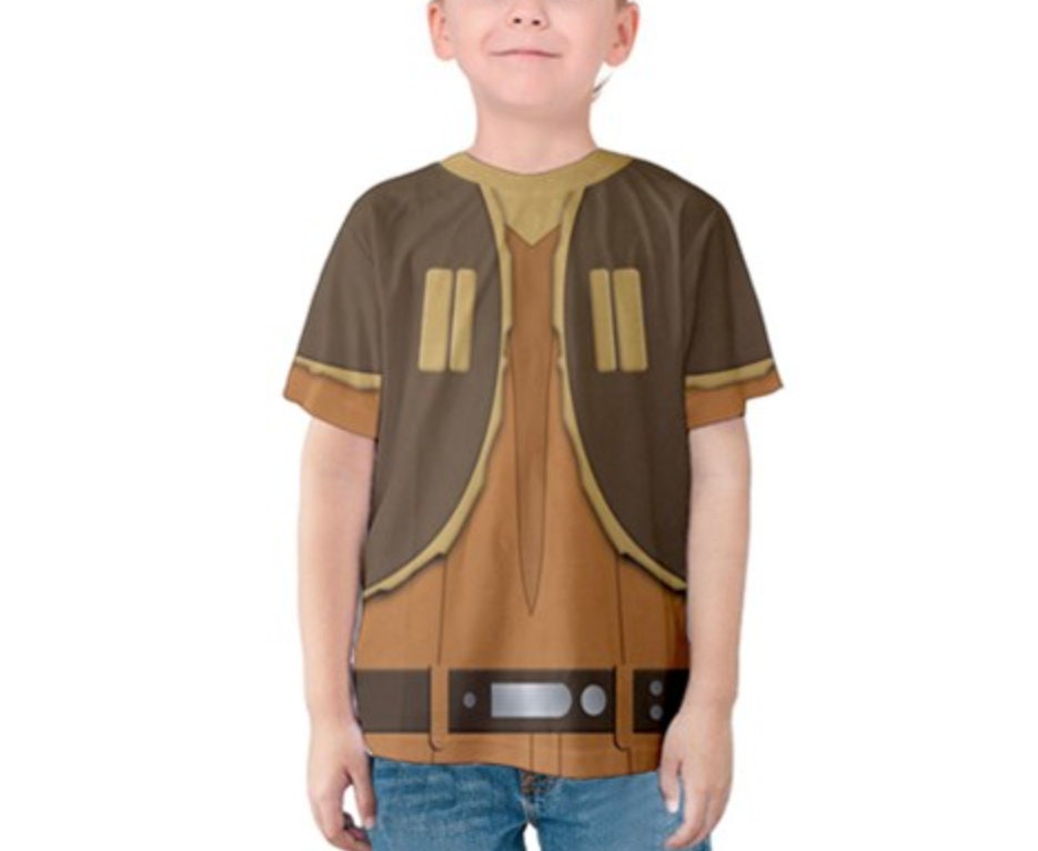 READY-to-SHIP Ezra Bridger Inspired Kid's Shirt: Sublimation Print Costume