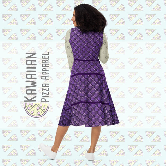 RUSH ORDER: All-over print Boo Monsters Inc Inspired long sleeve midi dress