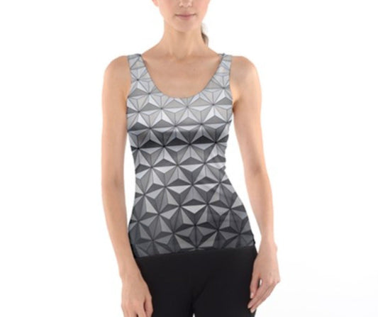 Women's Epcot Spaceship Earth Inspired Tank Top