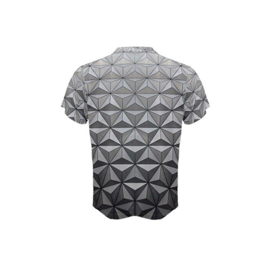 Men's Epcot Spaceship Earth Inspired Short Sleeve Shirt