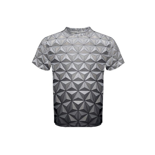 Men's Spaceship Earth Epcot Inspired ATHLETIC Short Sleeve Shirt