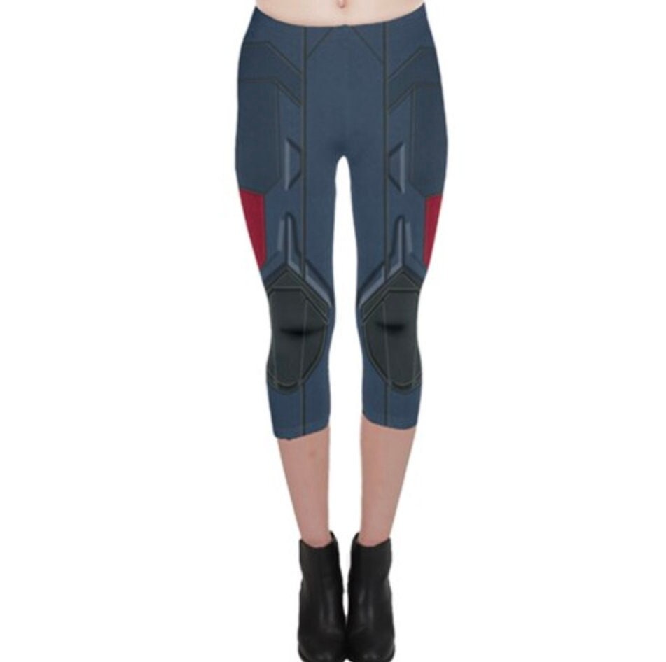 READY-to-SHIP Cap-Inspired Capri Leggings - Disneybound Costume (L)
