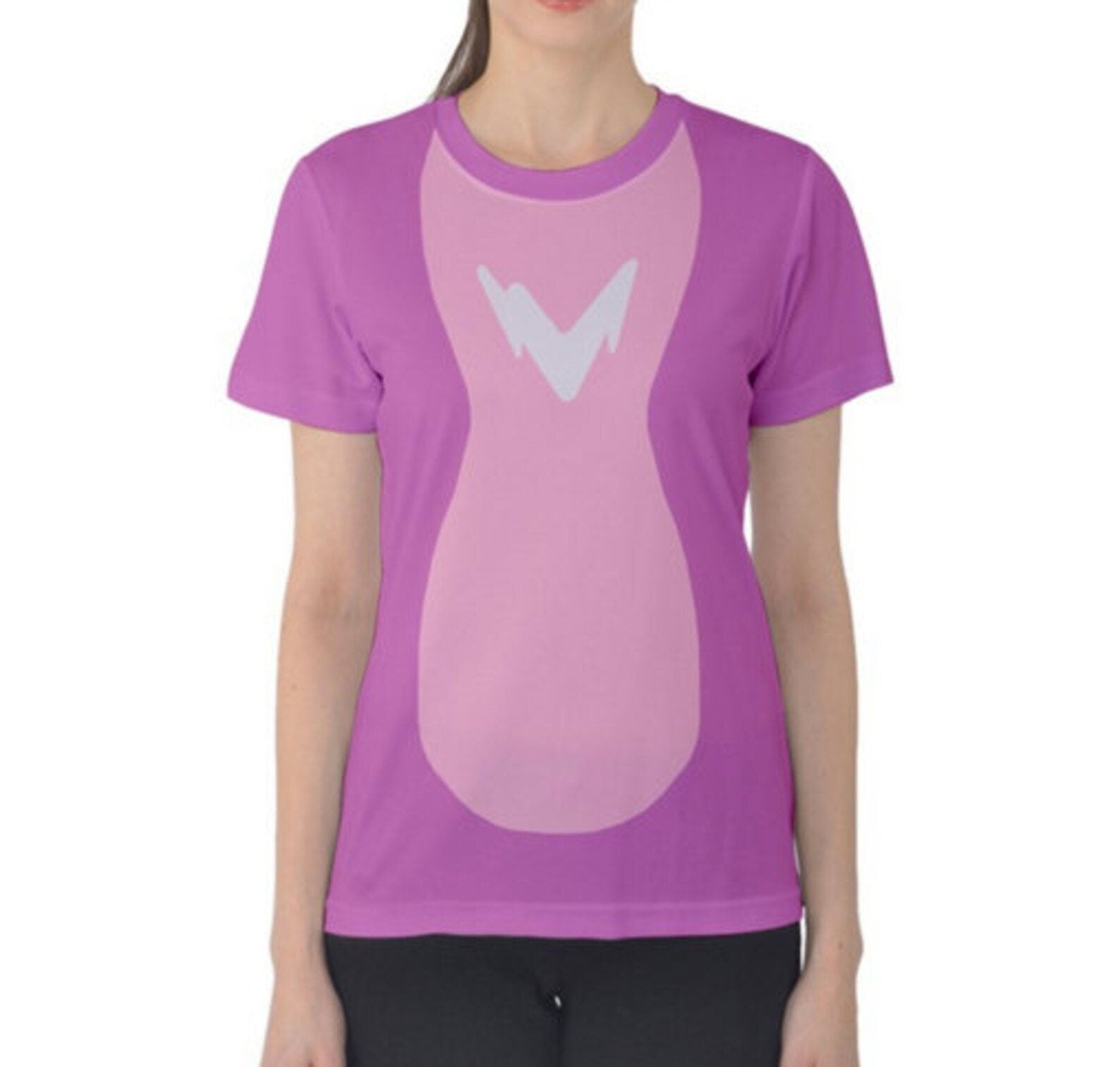 Women's Angel Inspired ATHLETIC Short Sleeve Shirt