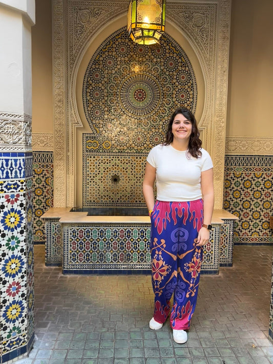 RUSH ORDER: Magic Carpet Inspired All-over print unisex wide-leg pants