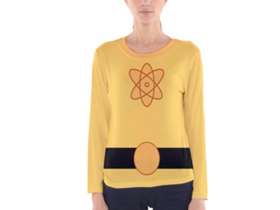 Women's Powerline Inspired Long Sleeve V-Neck Shirt