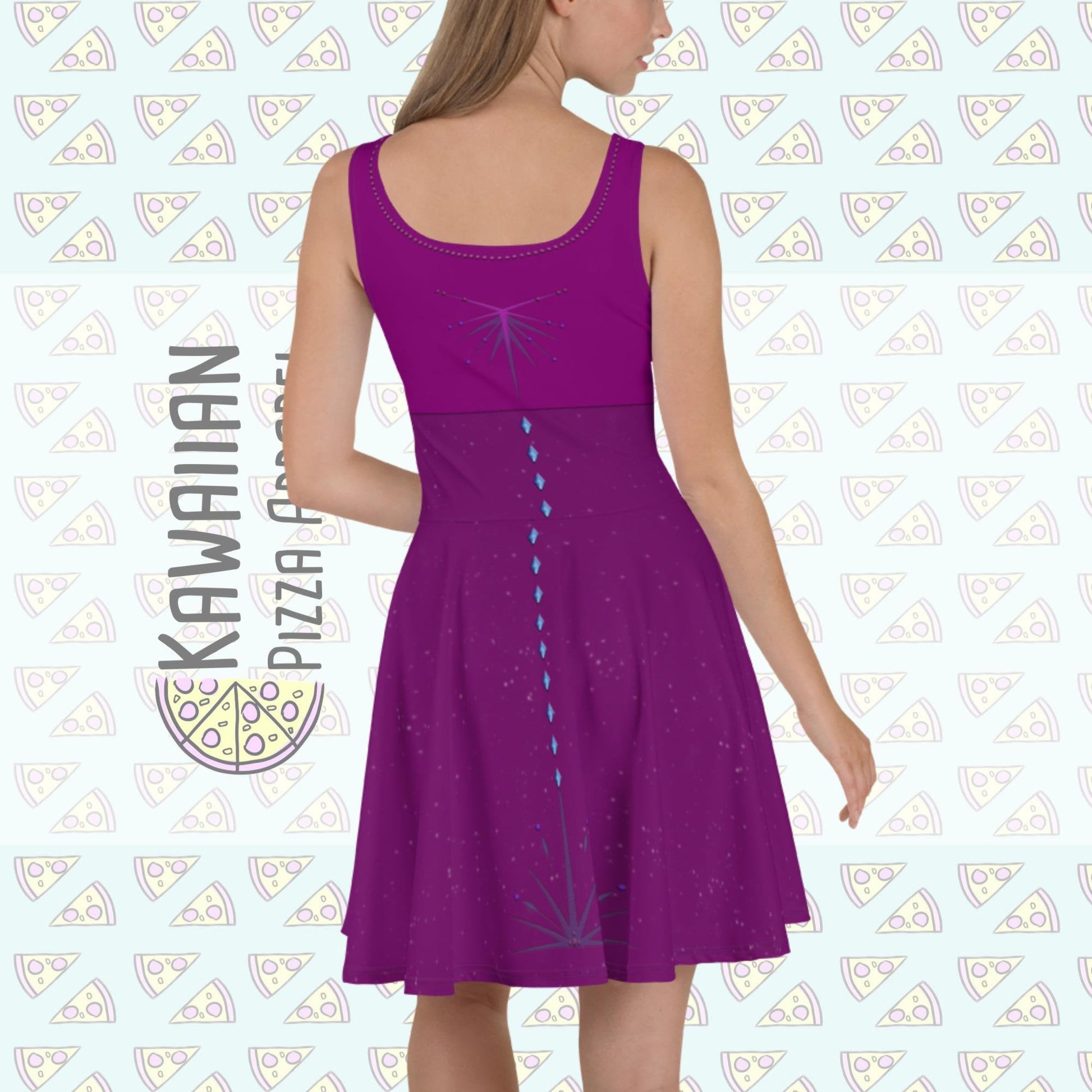 RUSH ORDER: Elsa's Nightgown Inspired Skater Dress
