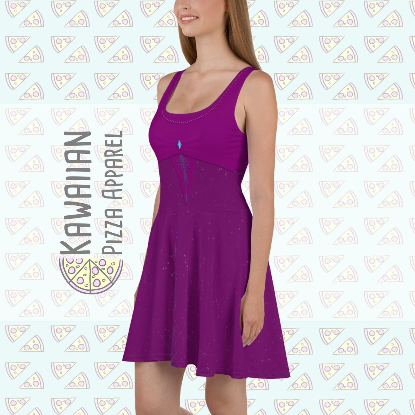 RUSH ORDER: Elsa's Nightgown Inspired Skater Dress