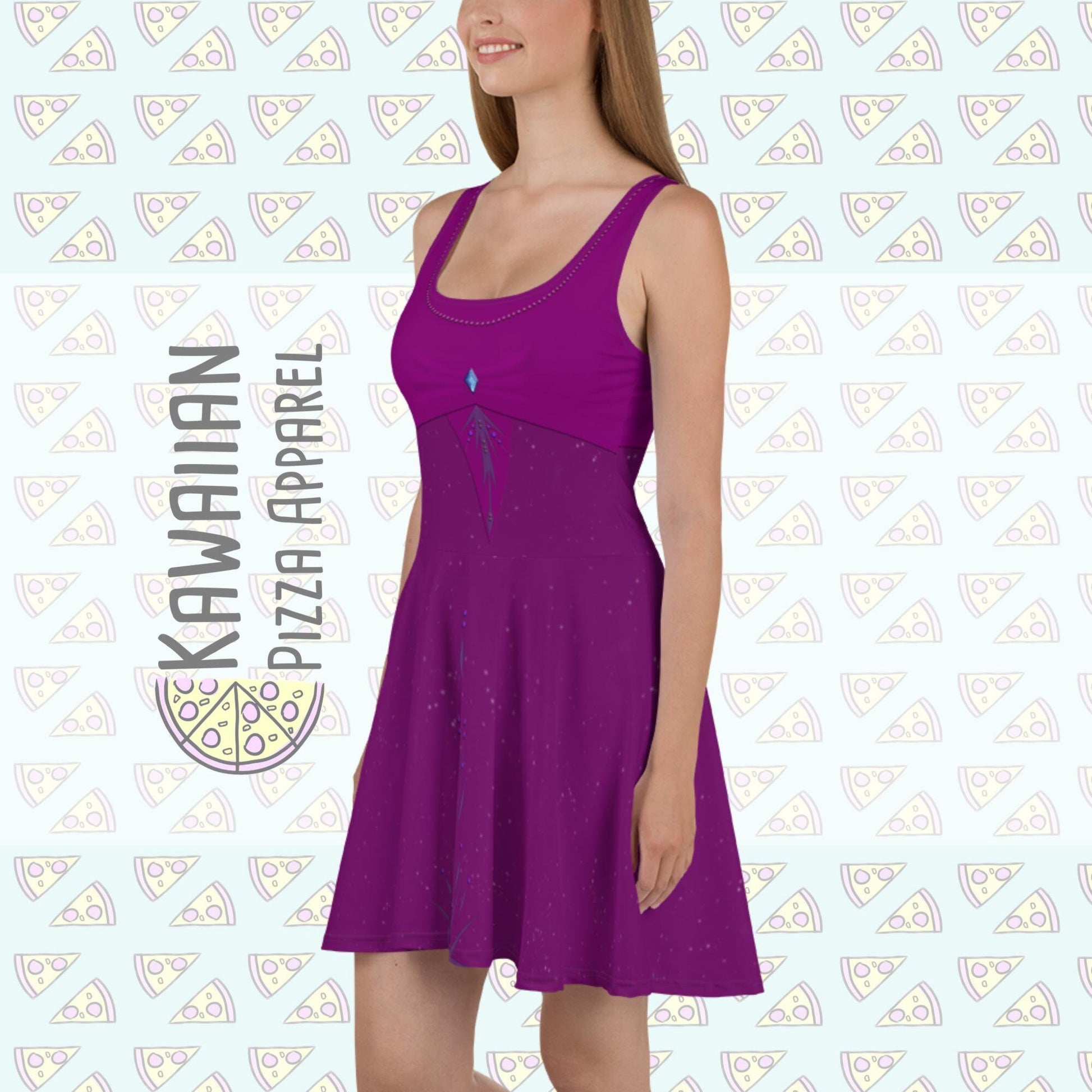 RUSH ORDER: Elsa's Nightgown Inspired Skater Dress