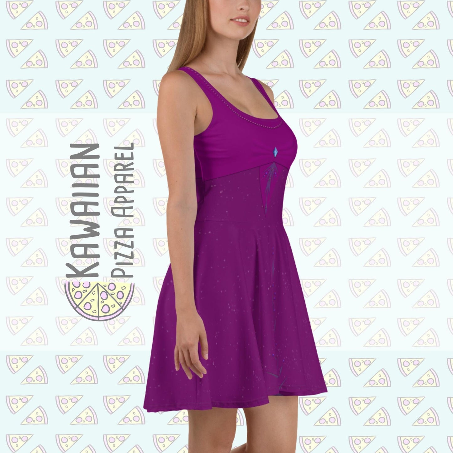 RUSH ORDER: Elsa's Nightgown Inspired Skater Dress