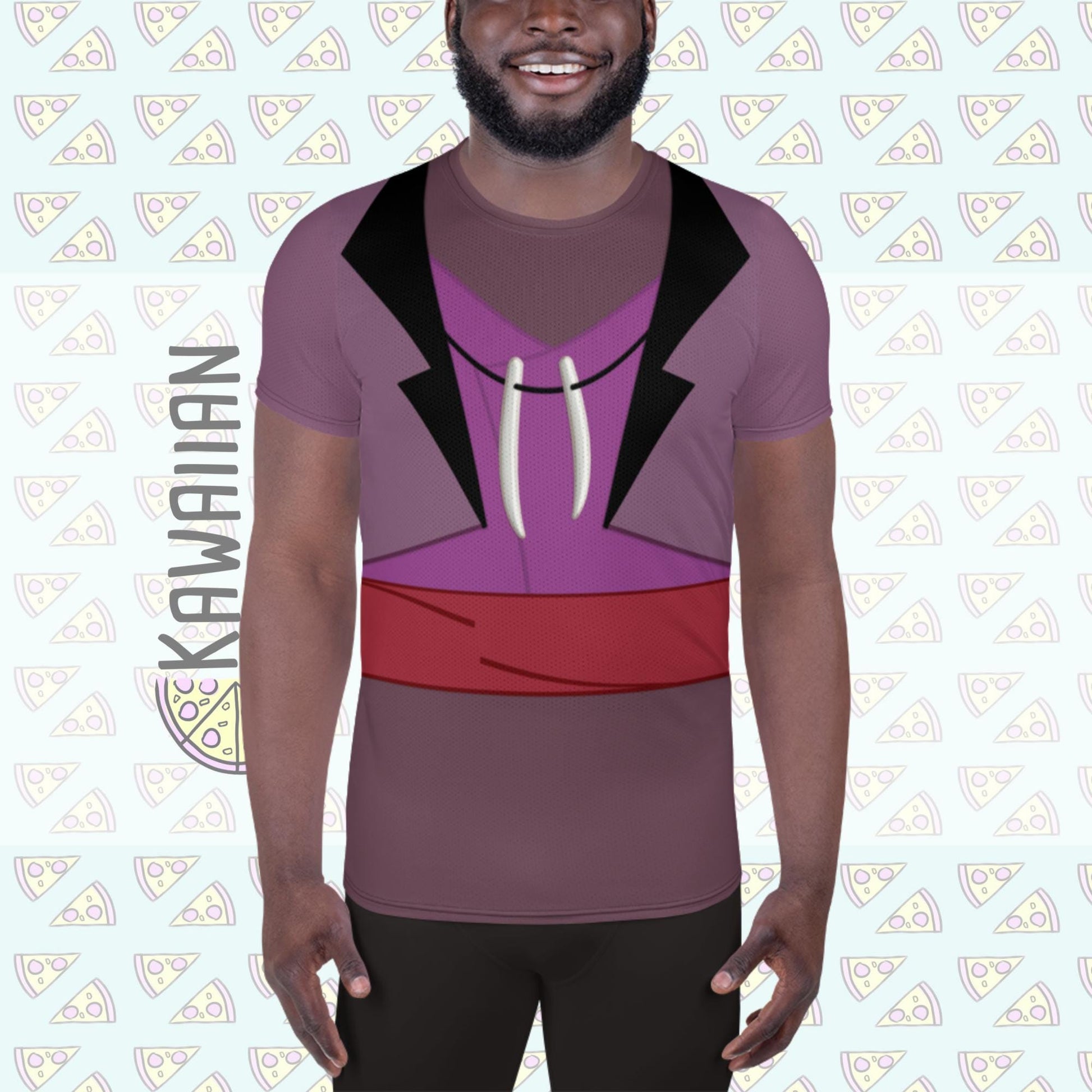 RUSH ORDER: Dr. Facilier Inspired All-Over Print Men's Athletic T-shirt