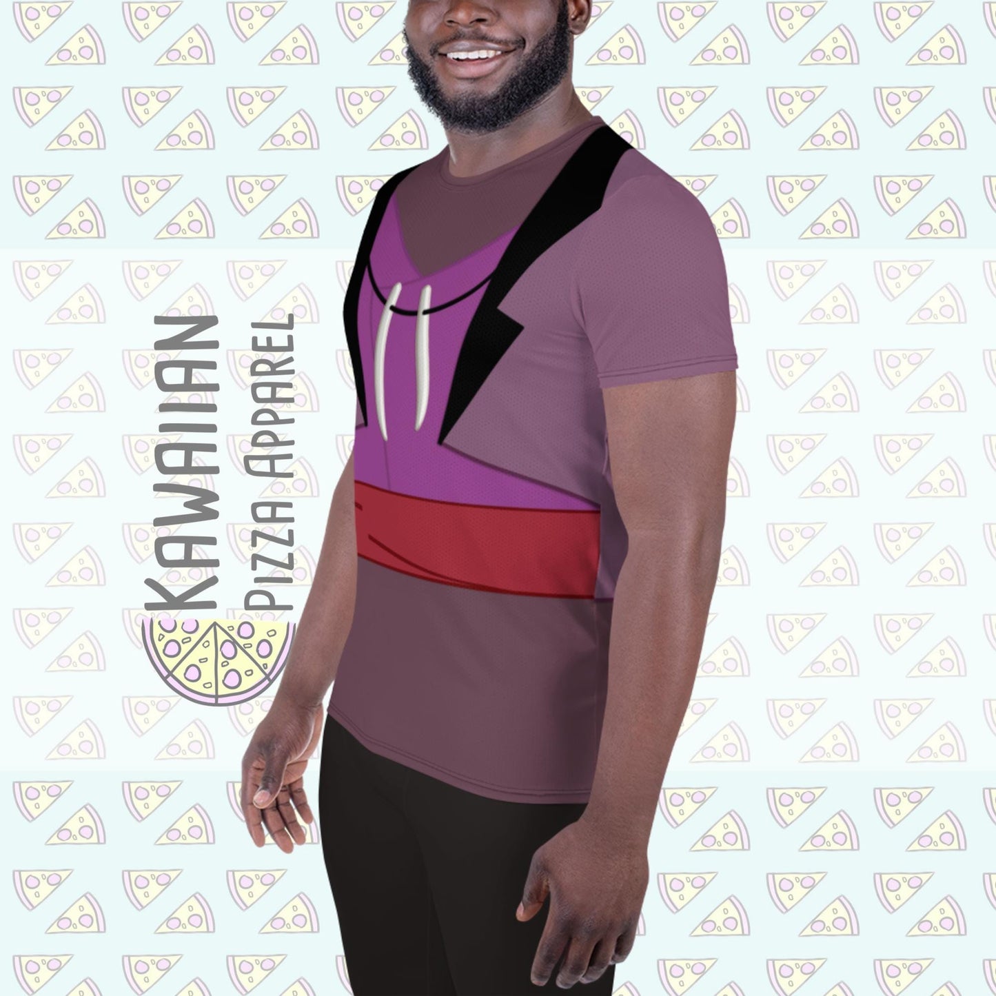 RUSH ORDER: Dr. Facilier Inspired All-Over Print Men's Athletic T-shirt