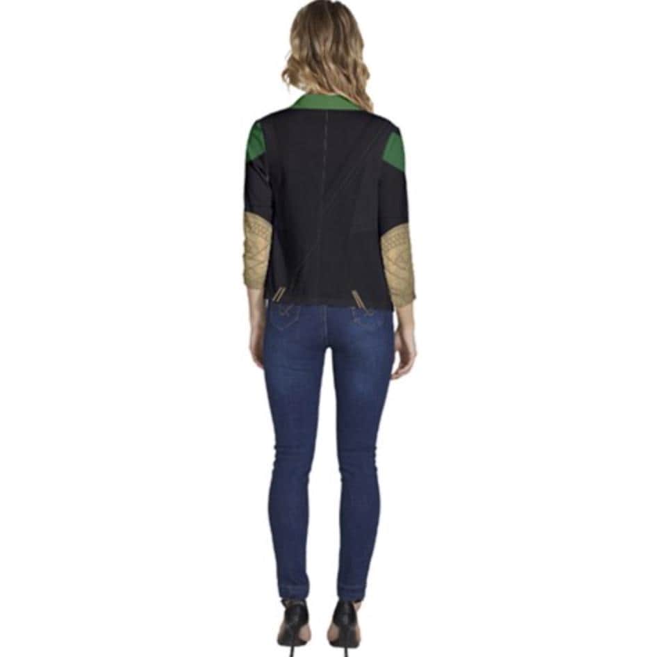 Loki Inspired 3/4 Sleeve Cardigan