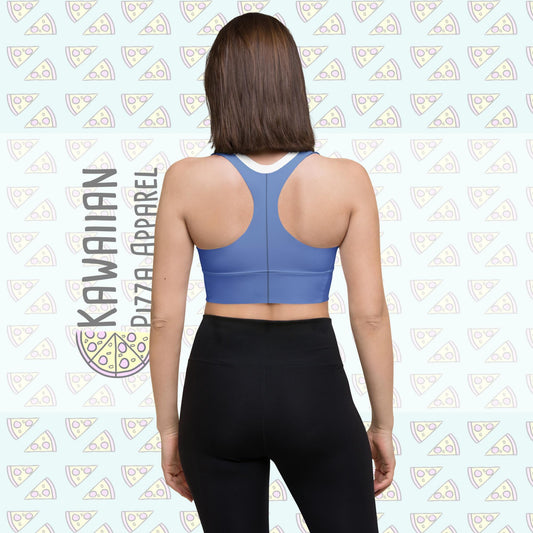 RUSH ORDER: Town Belle Inspired All-Over Print Recycled Longline Sports Bra