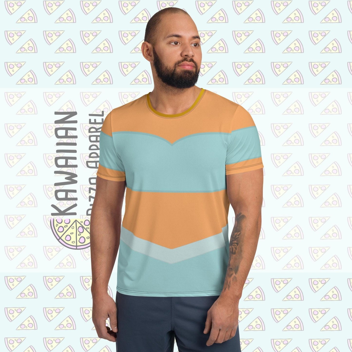 RUSH ORDER: Jasmine Inspired All-Over Print Men's Athletic T-shirt
