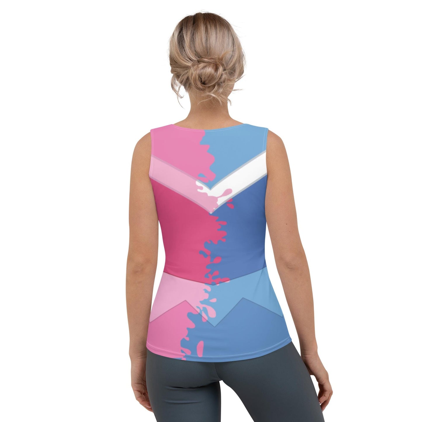 RUSH ORDER: Make It Pink, Make It Blue Aurora Inspired Sublimation Cut & Sew Tank Top