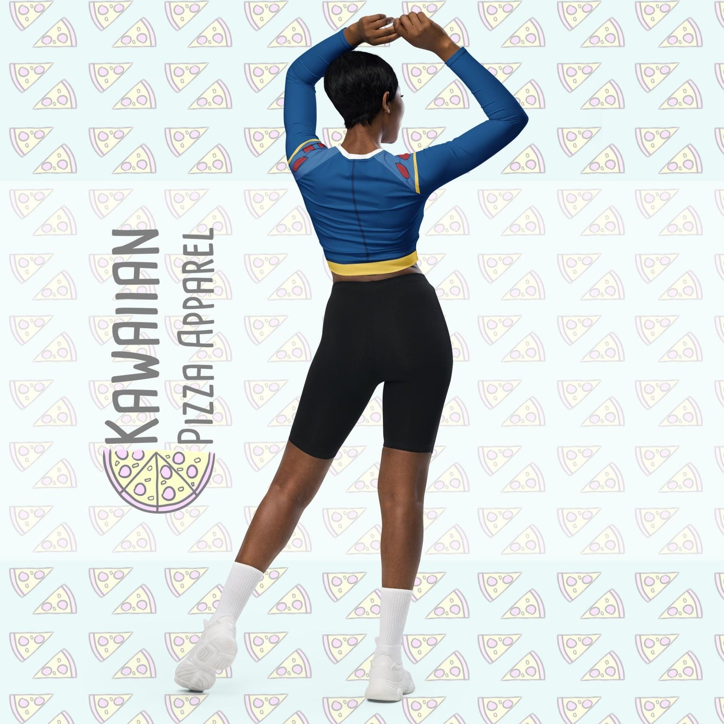 RUSH ORDER: Snow White Inspired Recycled long-sleeve crop top