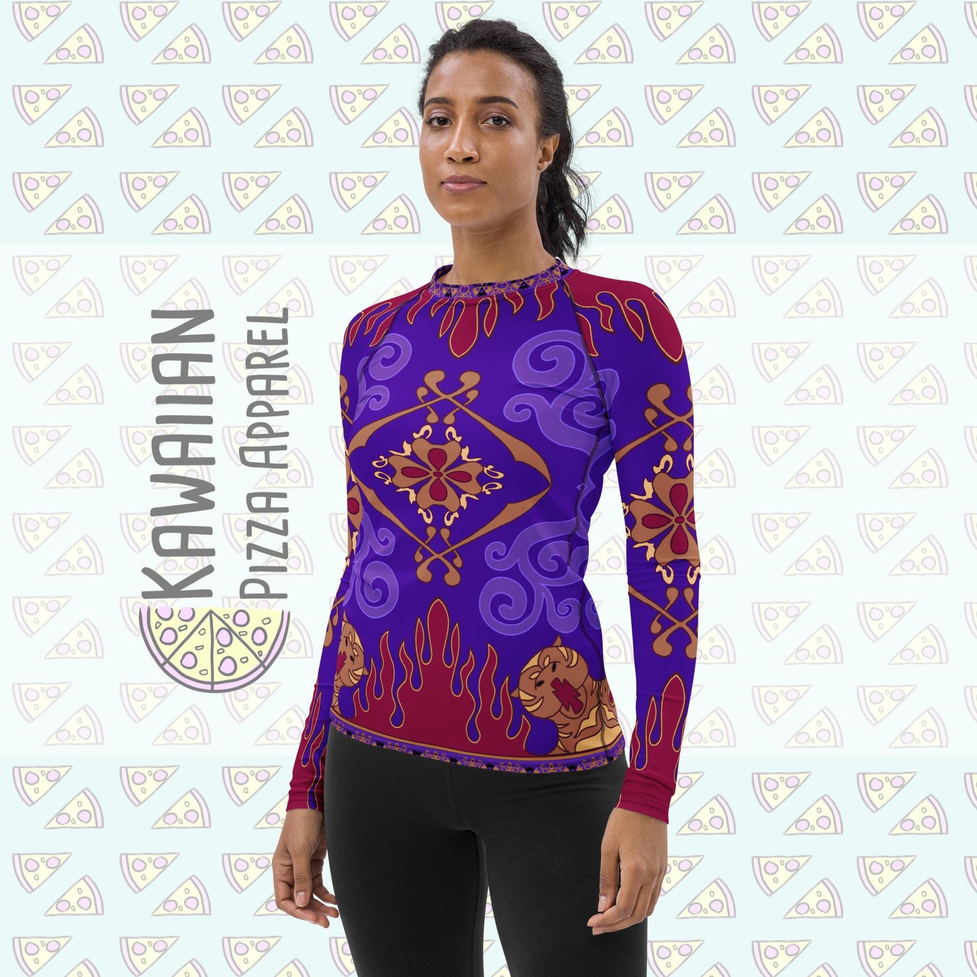 RUSH ORDER: Women's Magic Carpet Inspired ATHLETIC Long Sleeve