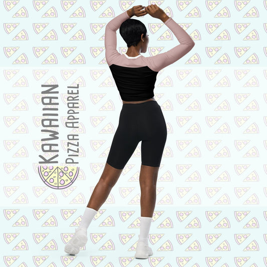 RUSH ORDER: Briar Rose Inspired Recycled long-sleeve crop top