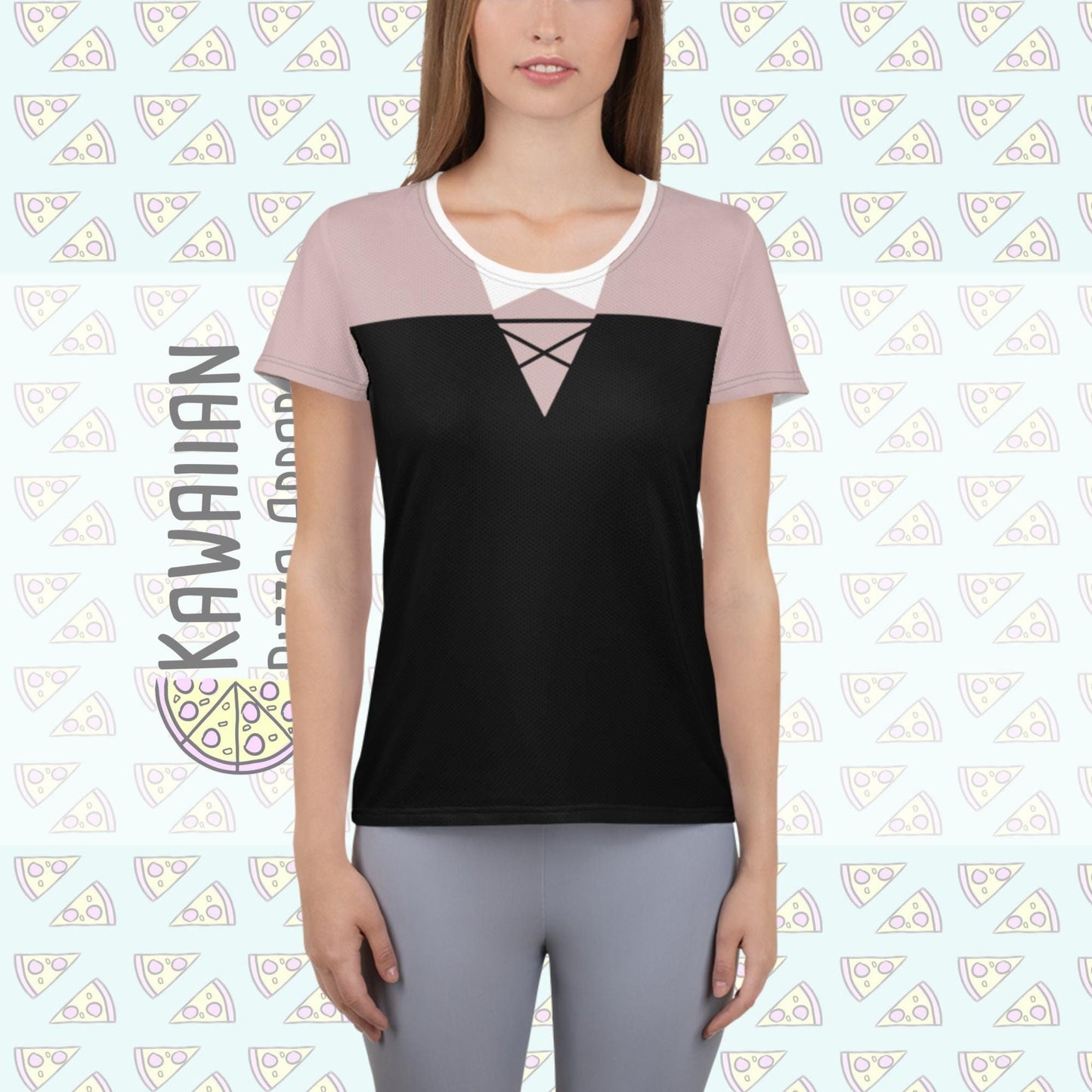 RUSH ORDER: Briar Rose Inspired All-Over Print Women's Athletic T-shirt