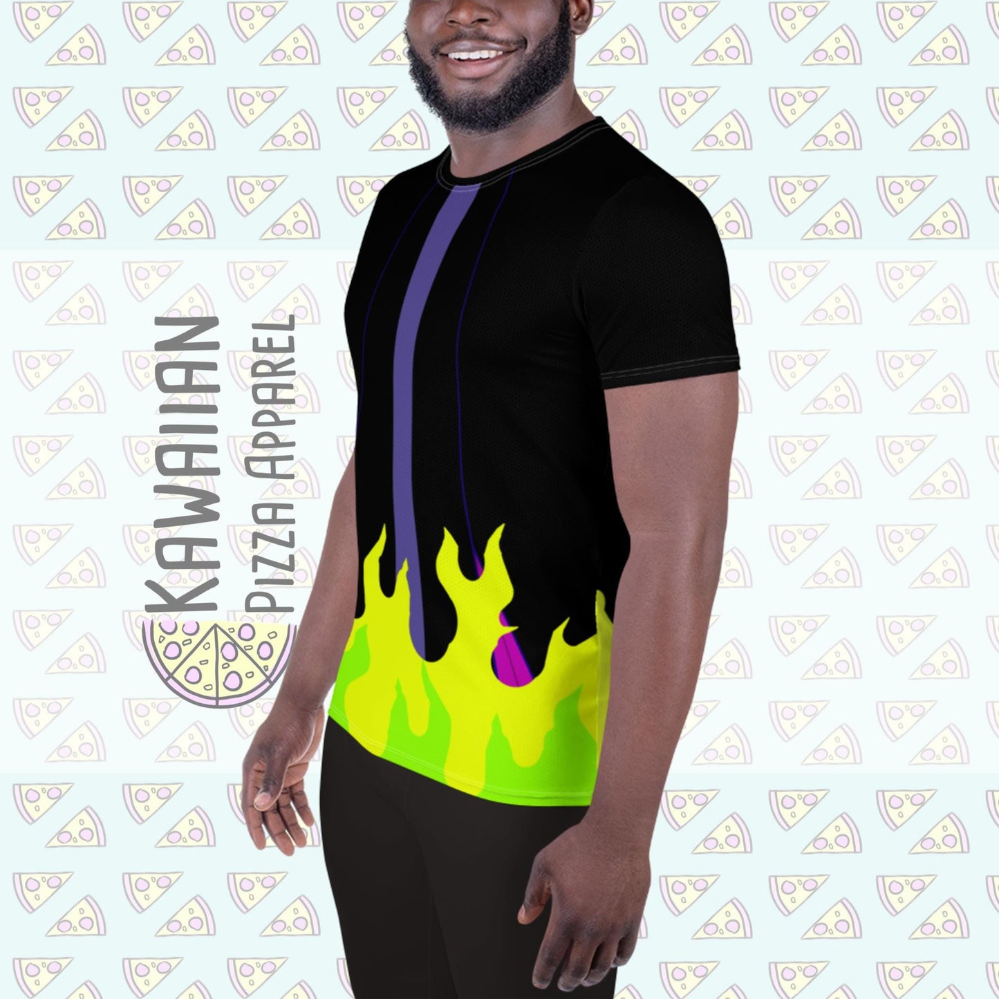 RUSH ORDER: Maleficent Inspired All-Over Print Men's Athletic T-shirt