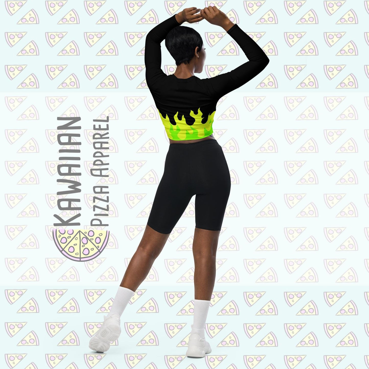 RUSH ORDER: Maleficent Inspired Recycled long-sleeve crop top