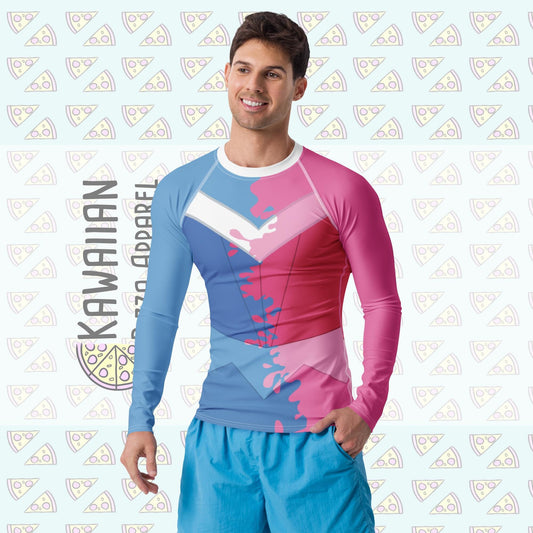 RUSH ORDER: Men's Make It Pink, Make It Blue Aurora Inspired ATHLETIC Long Sleeve