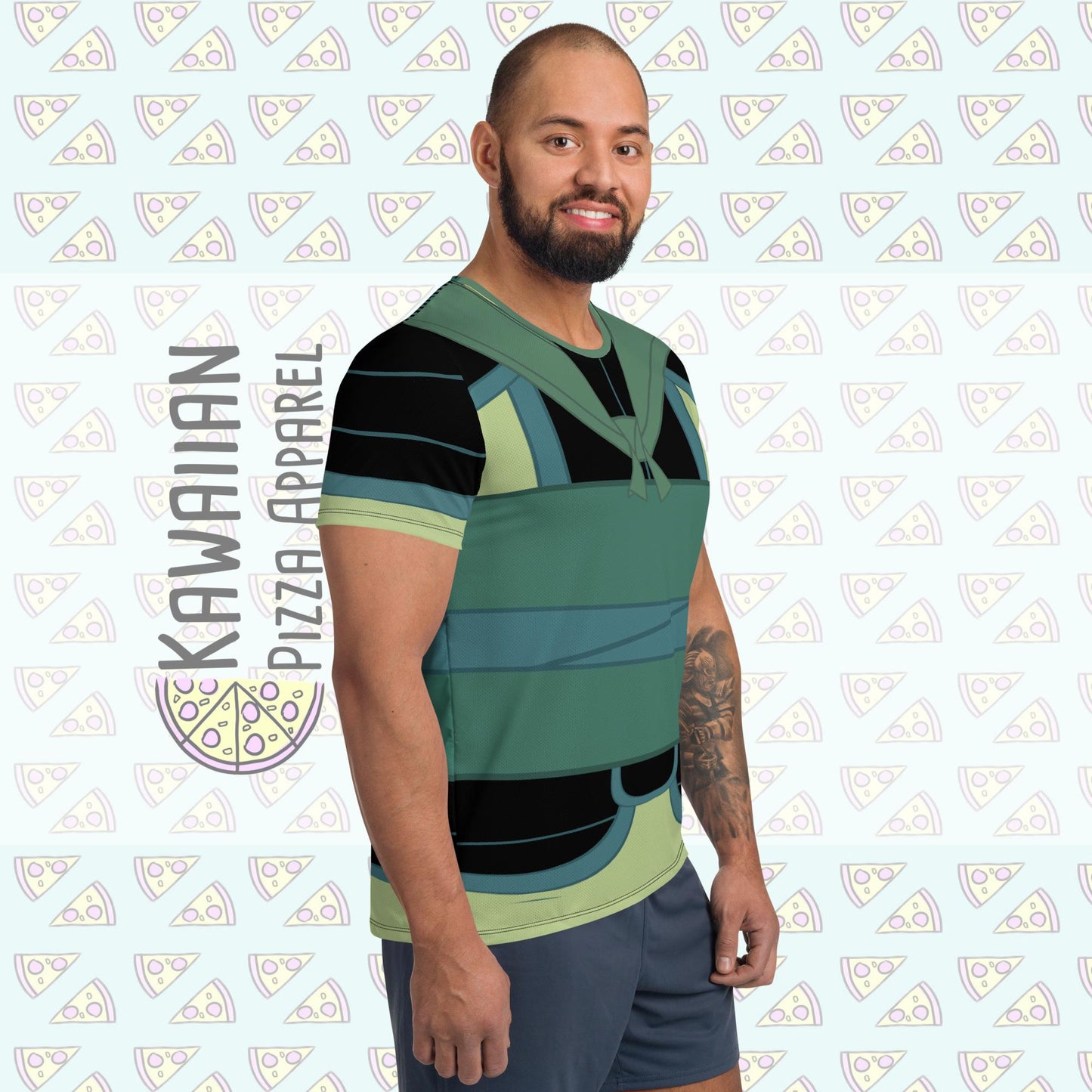 RUSH ORDER: Ping Inspired All-Over Print Men's Athletic T-shirt