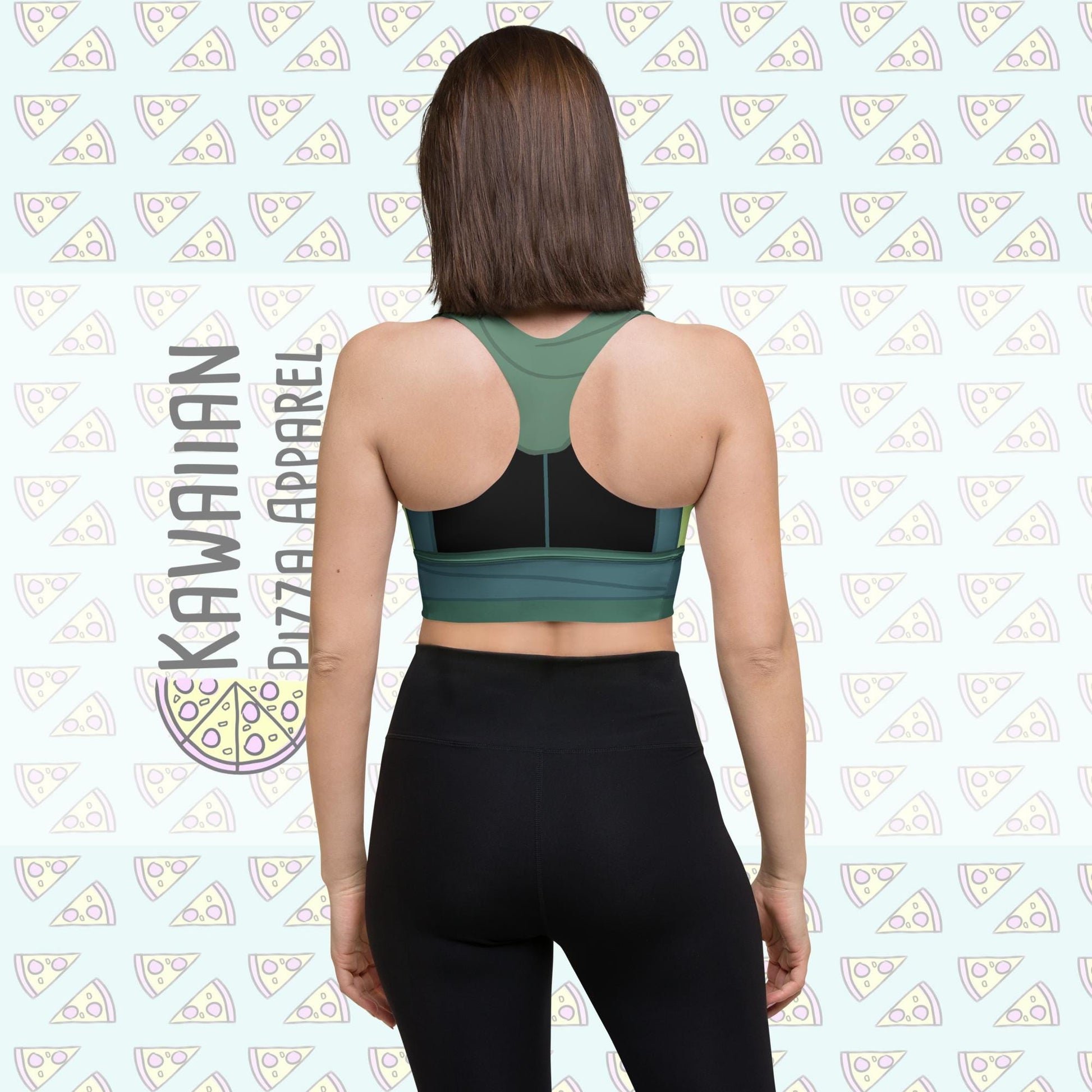 RUSH ORDER: Ping Inspired All-Over Print Recycled Longline Sports Bra