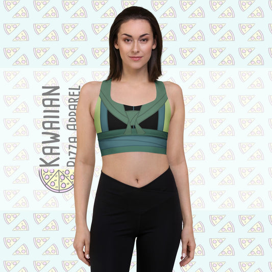 RUSH ORDER: Ping Inspired All-Over Print Recycled Longline Sports Bra