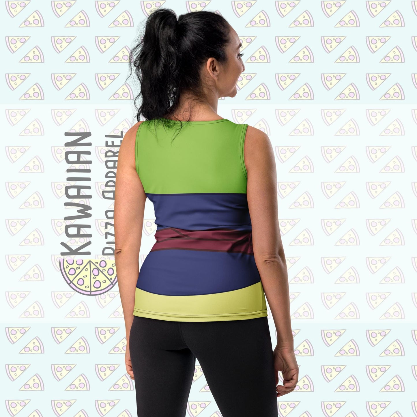 RUSH ORDER: Green Mulan Inspired Sublimation Cut & Sew Tank Top