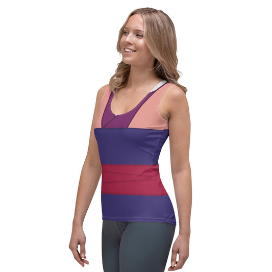 RUSH ORDER: Pink Mulan Inspired Sublimation Cut & Sew Tank Top