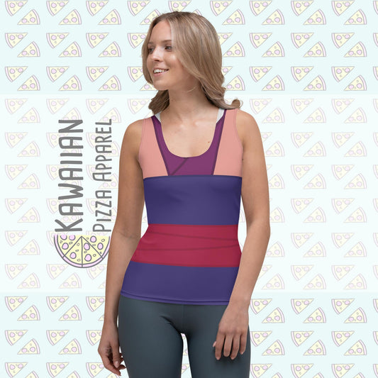 RUSH ORDER: Pink Mulan Inspired Sublimation Cut & Sew Tank Top