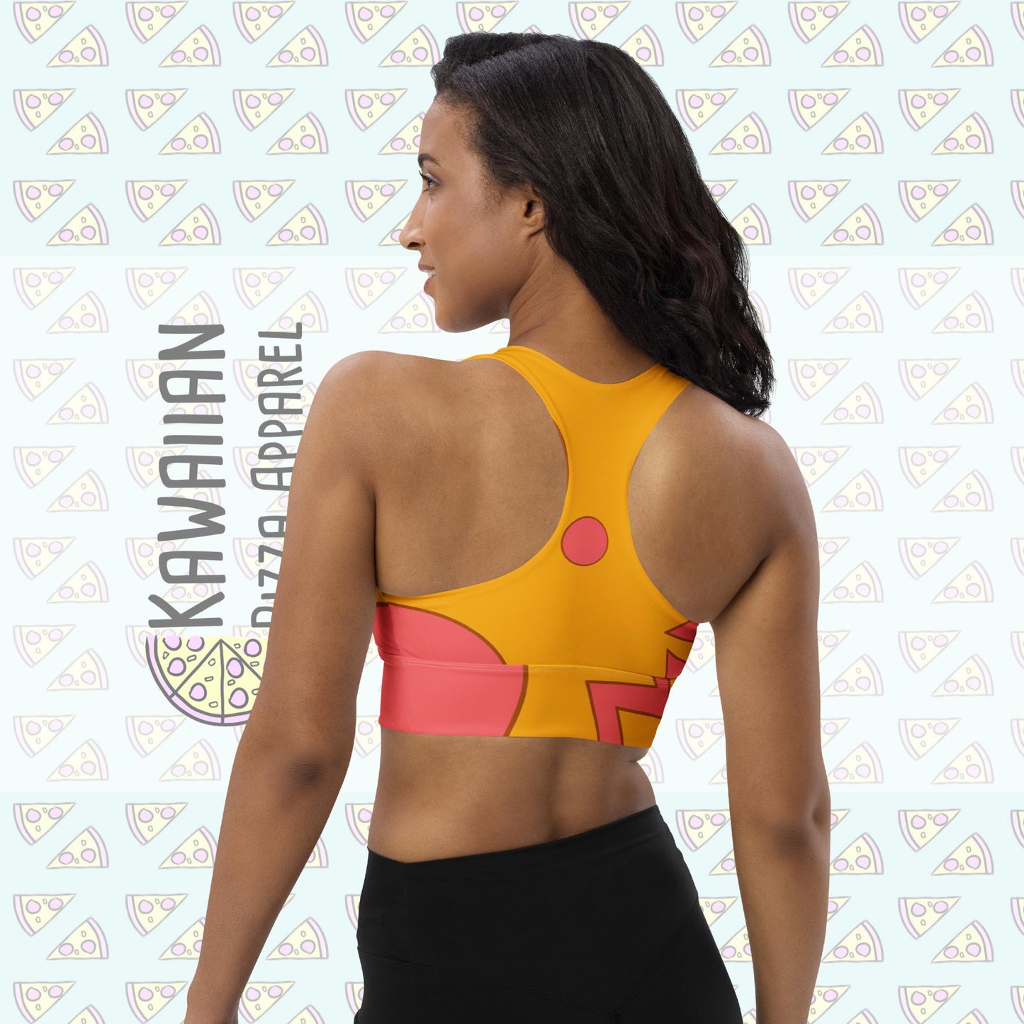 RUSH ORDER: Vacation Genie Inspired All-Over Print Recycled Longline Sports Bra