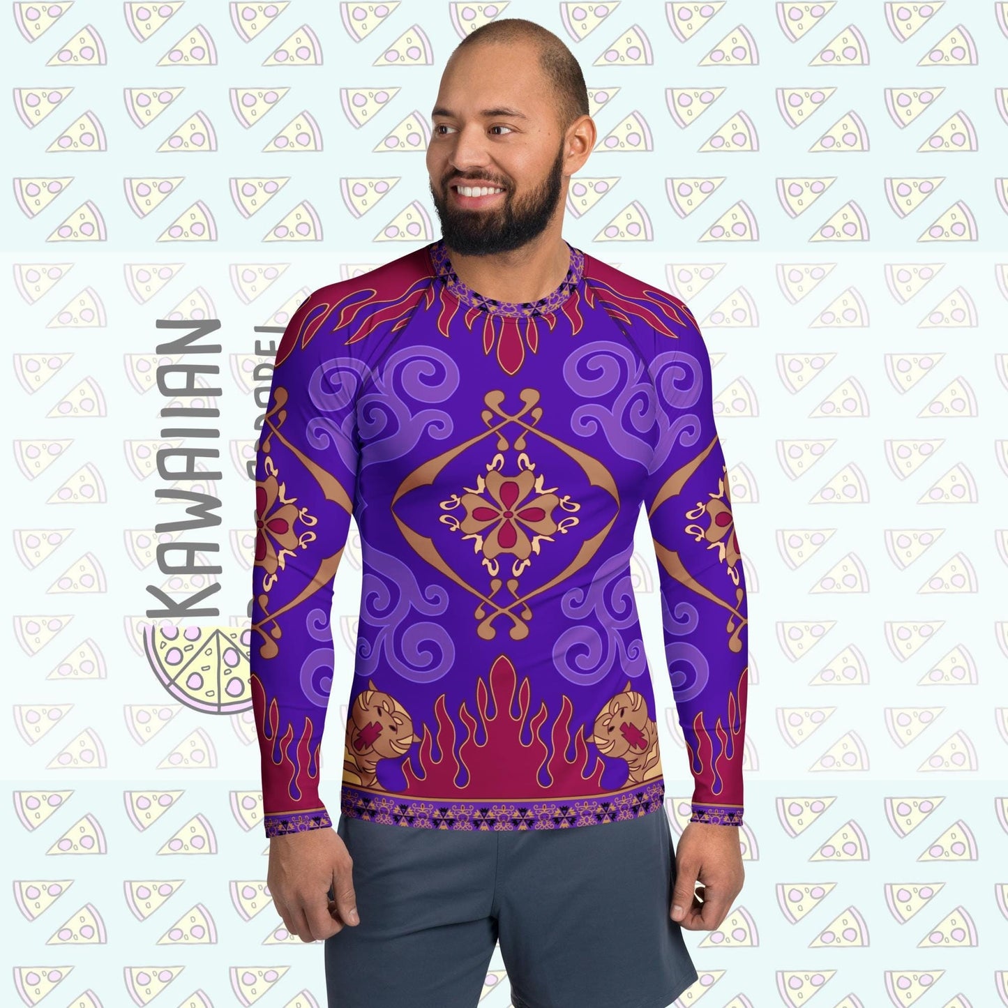 RUSH ORDER: Men's Magic Carpet Inspired ATHLETIC Long Sleeve