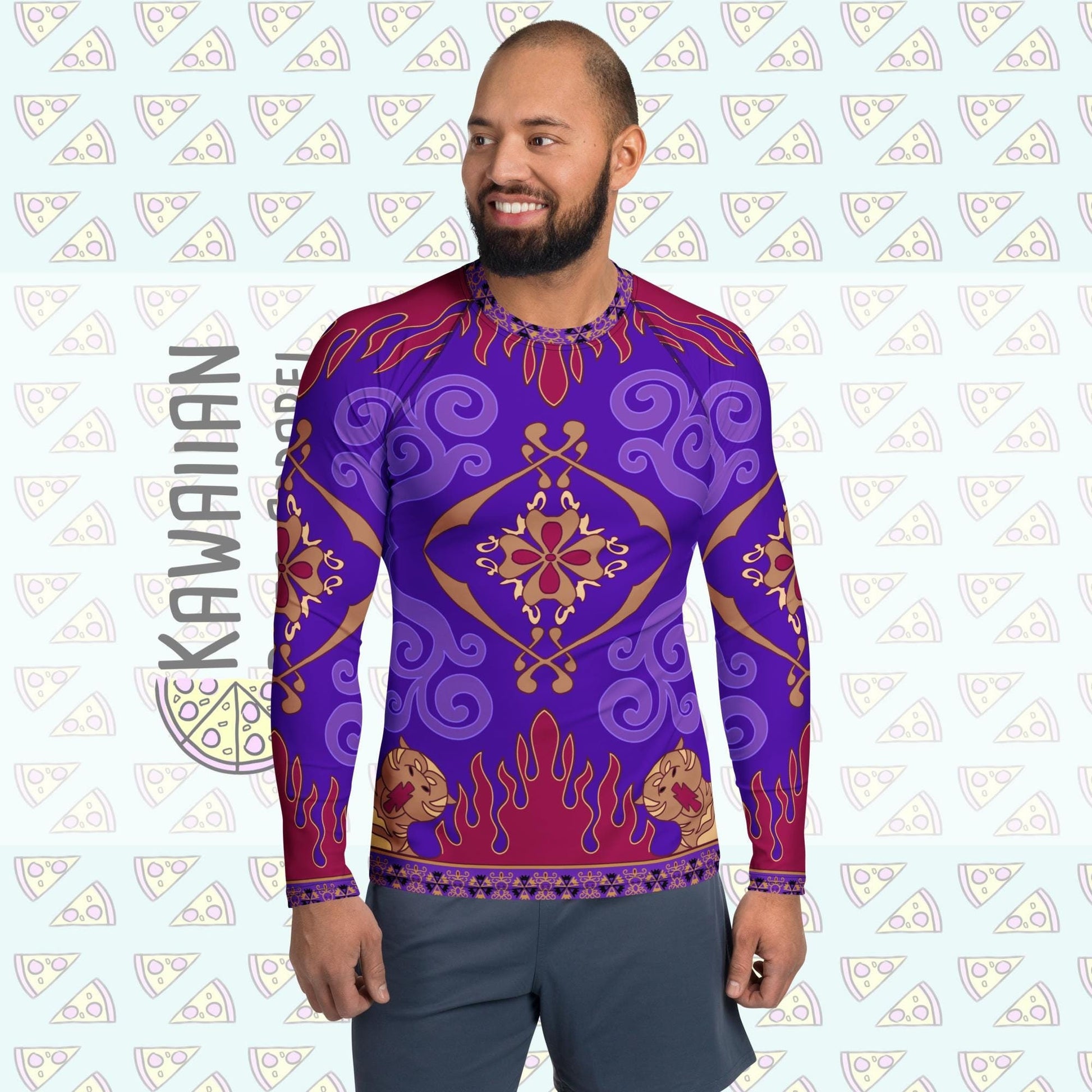 RUSH ORDER: Men's Magic Carpet Inspired ATHLETIC Long Sleeve