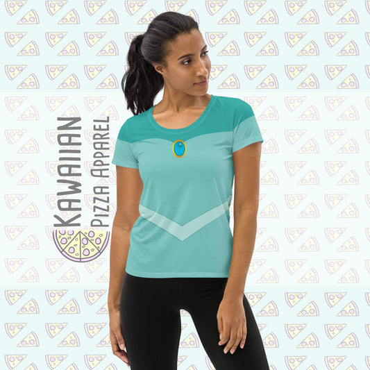 RUSH ORDER: Jasmine Inspired All-Over Print Women's Athletic T-shirt