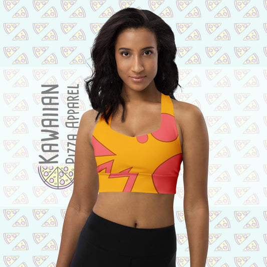 RUSH ORDER: Vacation Genie Inspired All-Over Print Recycled Longline Sports Bra