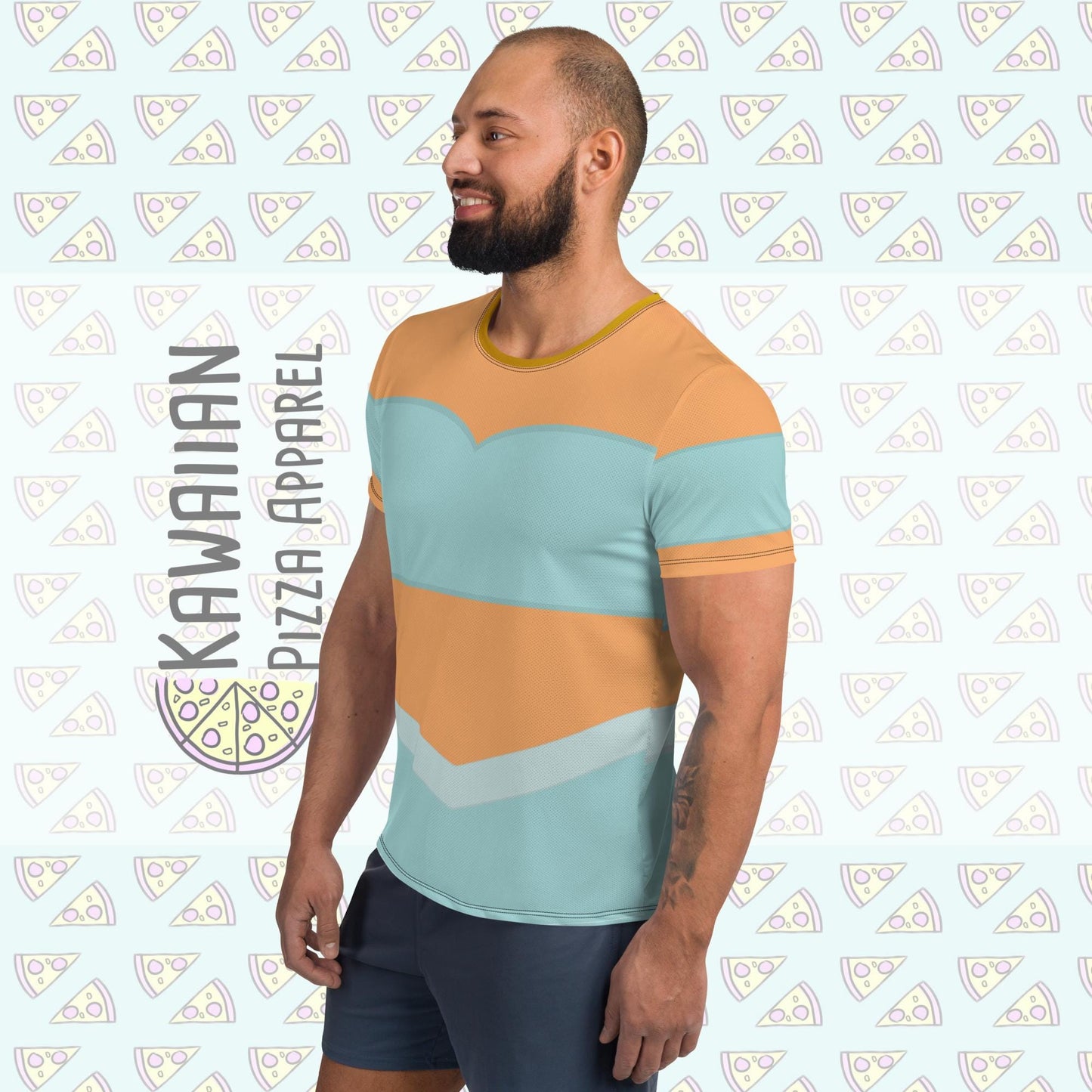 RUSH ORDER: Jasmine Inspired All-Over Print Men's Athletic T-shirt