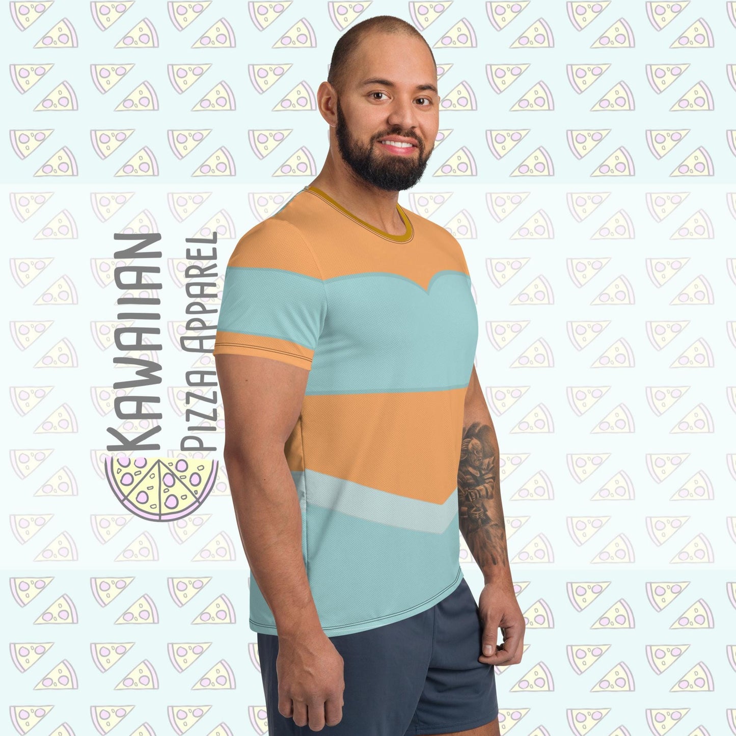 RUSH ORDER: Jasmine Inspired All-Over Print Men's Athletic T-shirt
