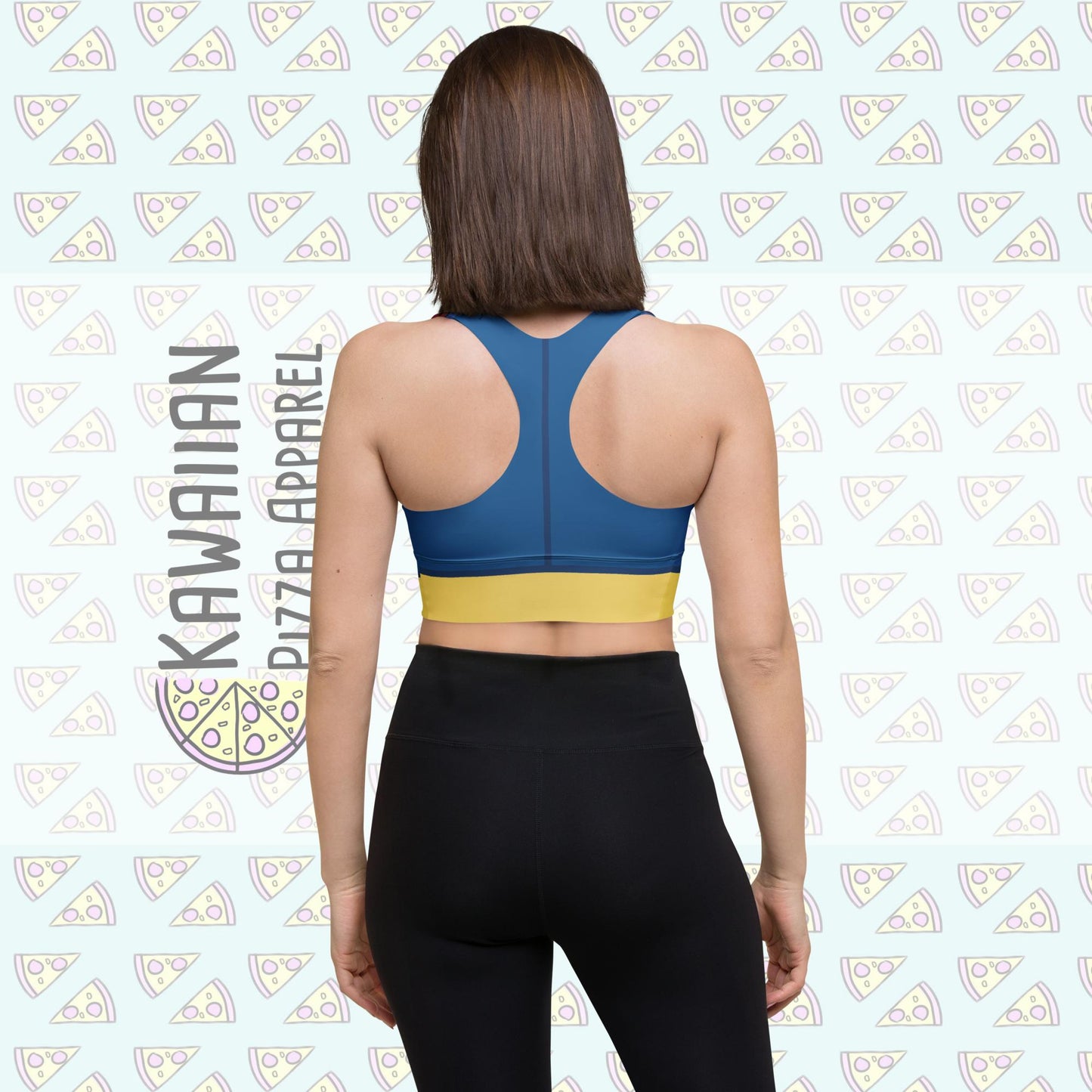 RUSH ORDER: Snow White Inspired All-Over Print Recycled Longline Sports Bra