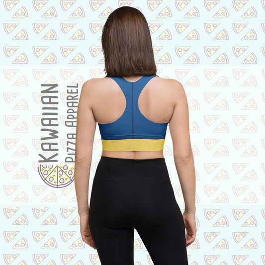 RUSH ORDER: Snow White Inspired All-Over Print Recycled Longline Sports Bra