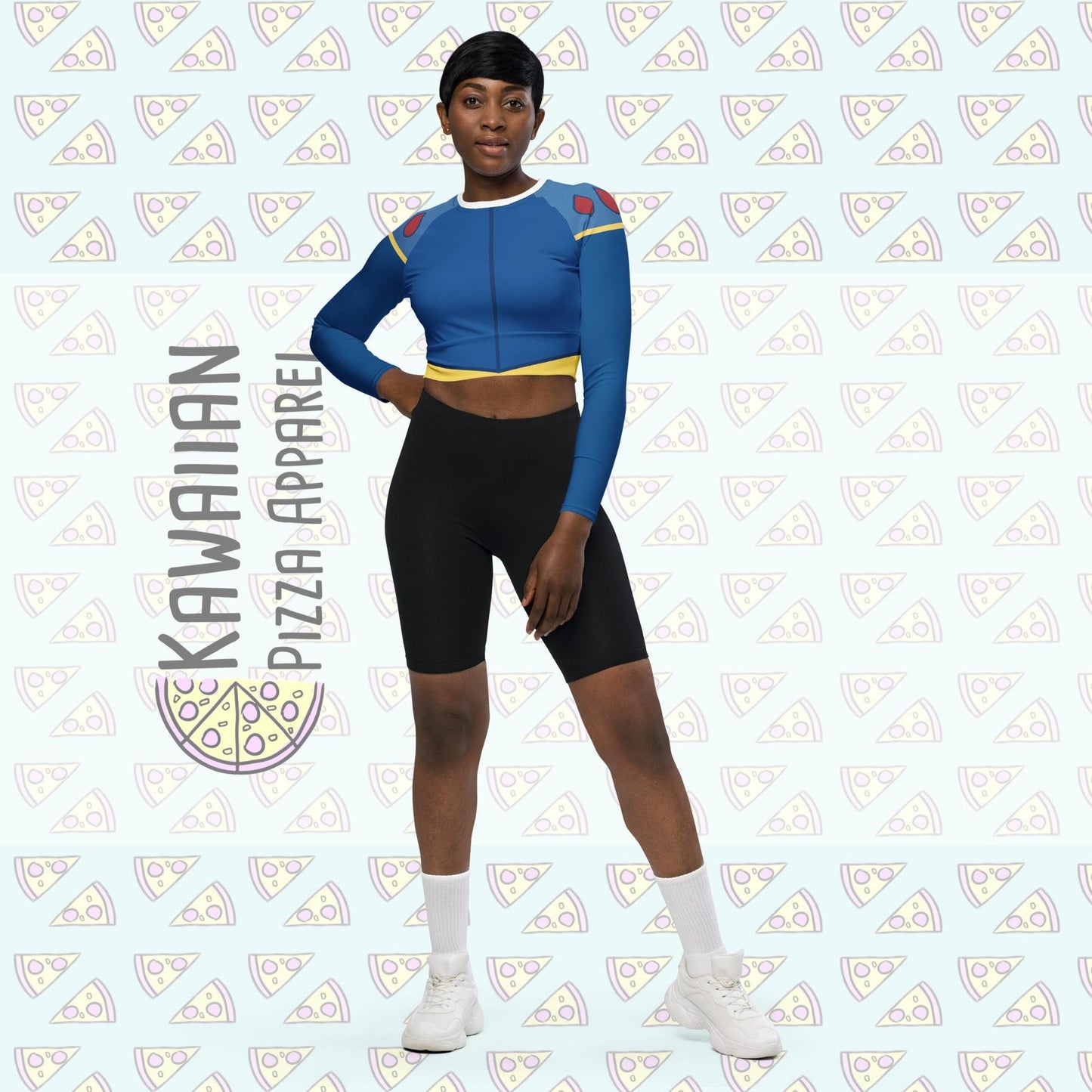 RUSH ORDER: Snow White Inspired Recycled long-sleeve crop top