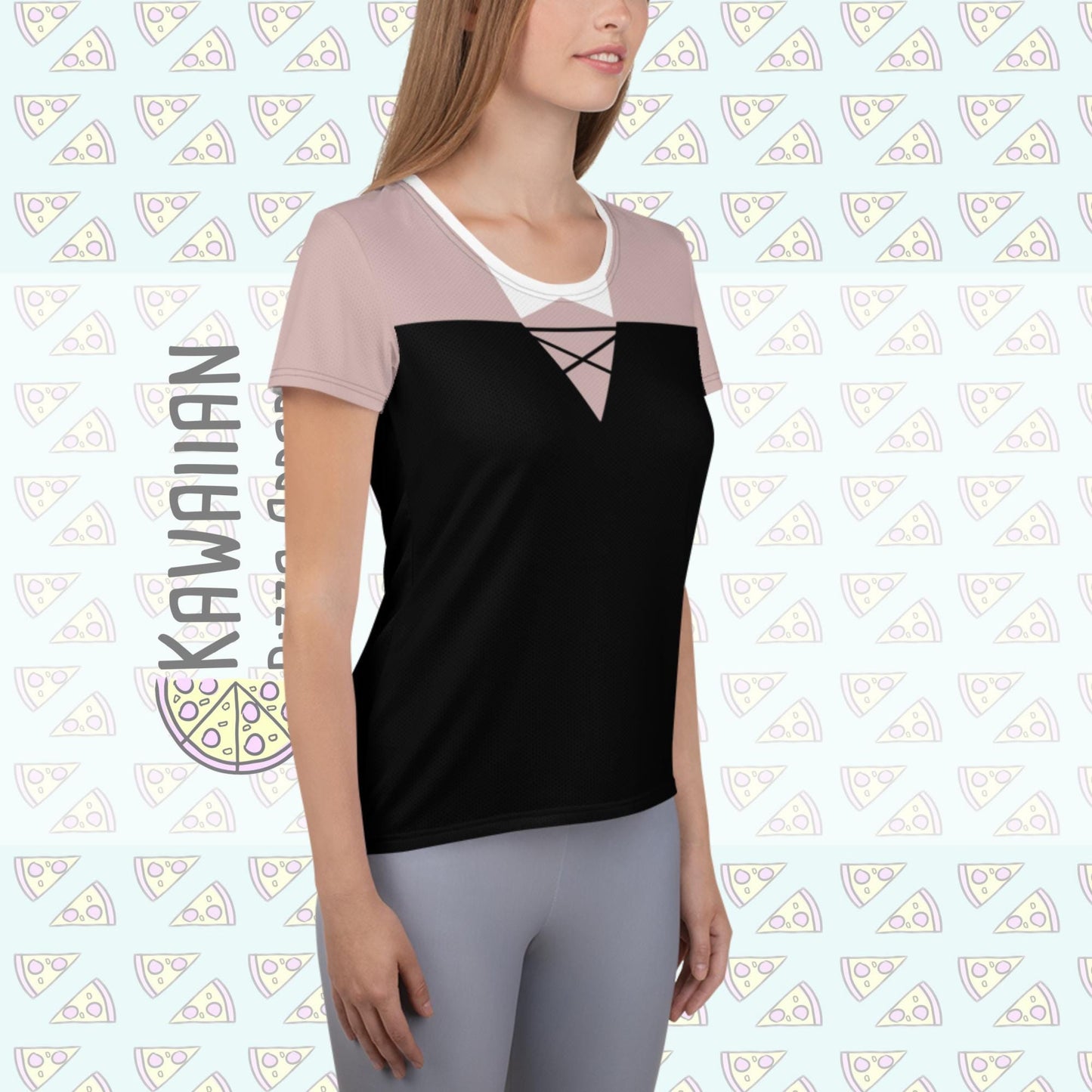 RUSH ORDER: Briar Rose Inspired All-Over Print Women's Athletic T-shirt