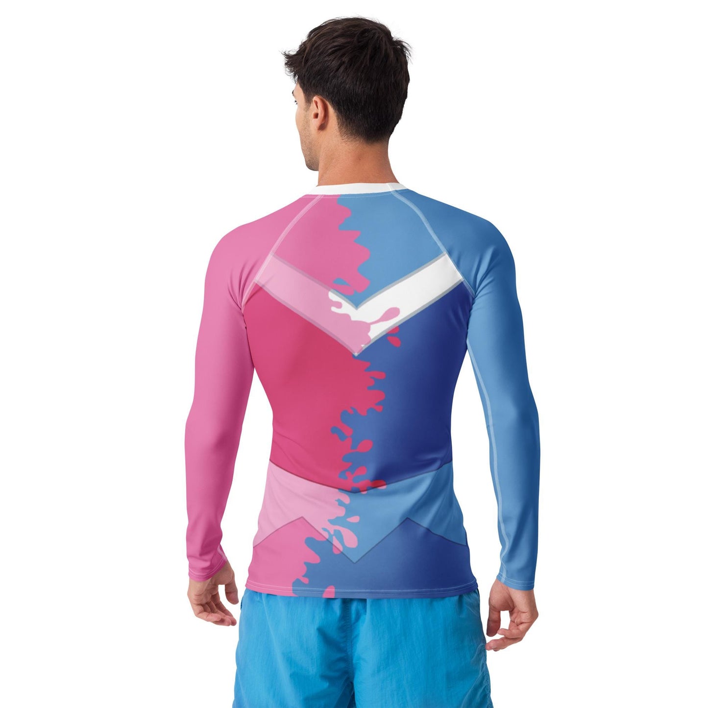 RUSH ORDER: Men's Make It Pink, Make It Blue Aurora Inspired ATHLETIC Long Sleeve