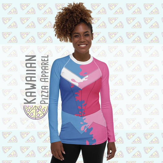 RUSH ORDER: Women's Make It Pink, Make It Blue Aurora Inspired ATHLETIC Long Sleeve