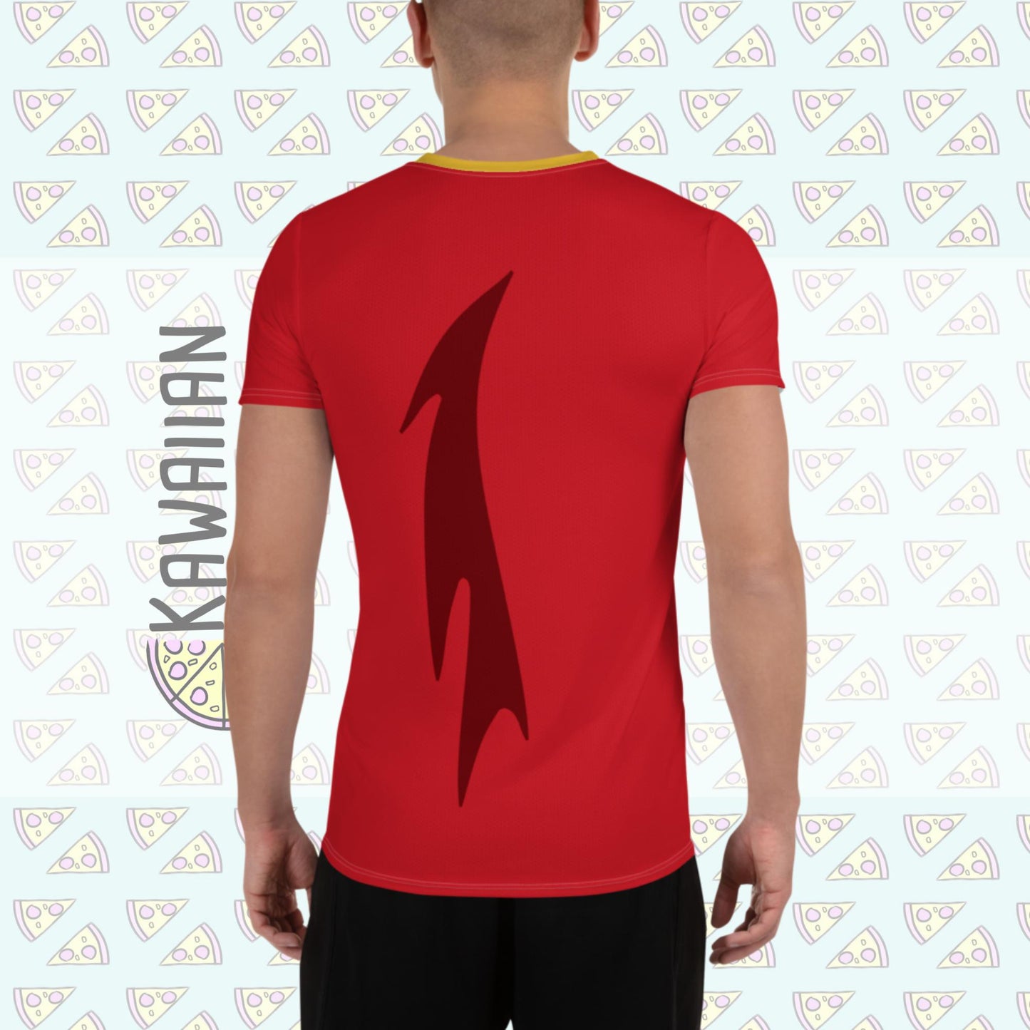 RUSH ORDER: Mushu Inspired All-Over Print Men's Athletic T-shirt