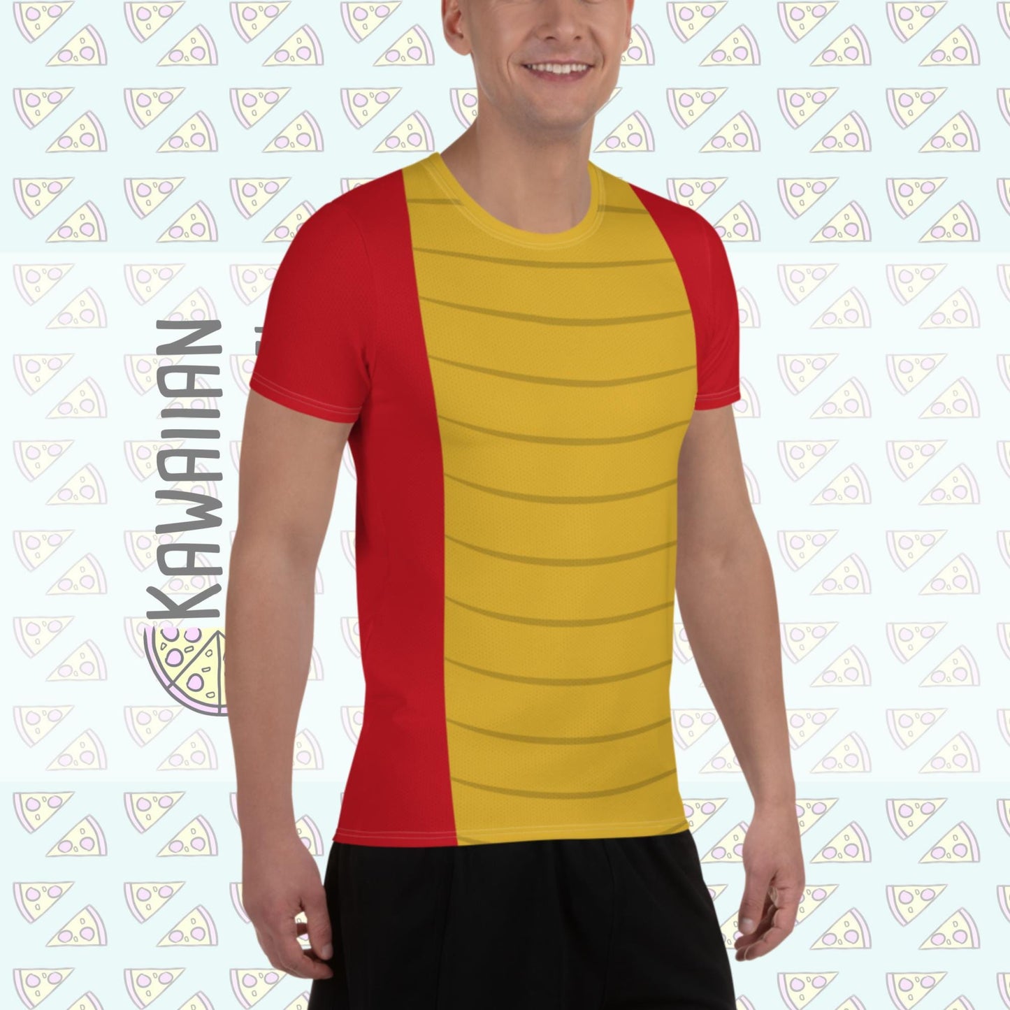 RUSH ORDER: Mushu Inspired All-Over Print Men's Athletic T-shirt