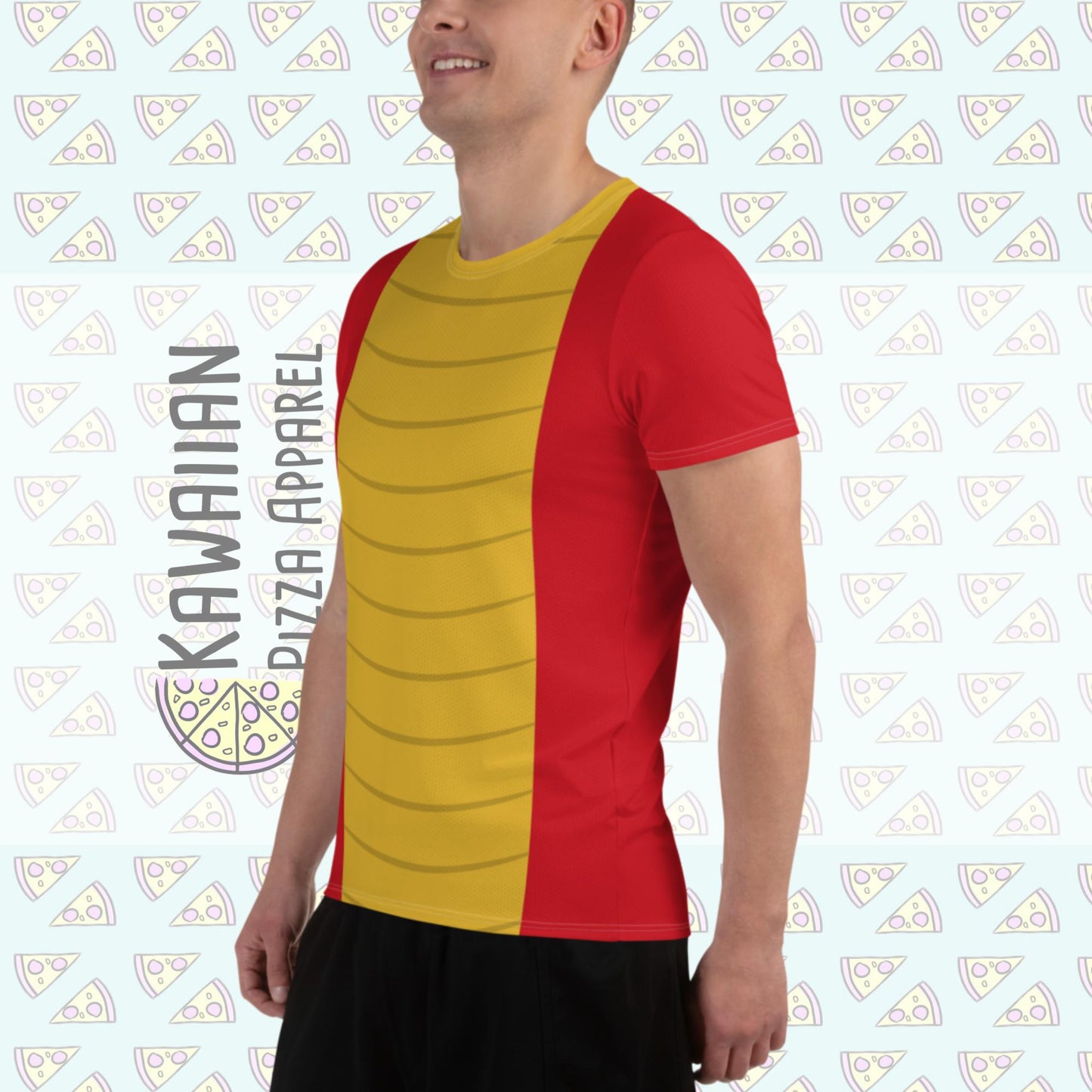 RUSH ORDER: Mushu Inspired All-Over Print Men's Athletic T-shirt
