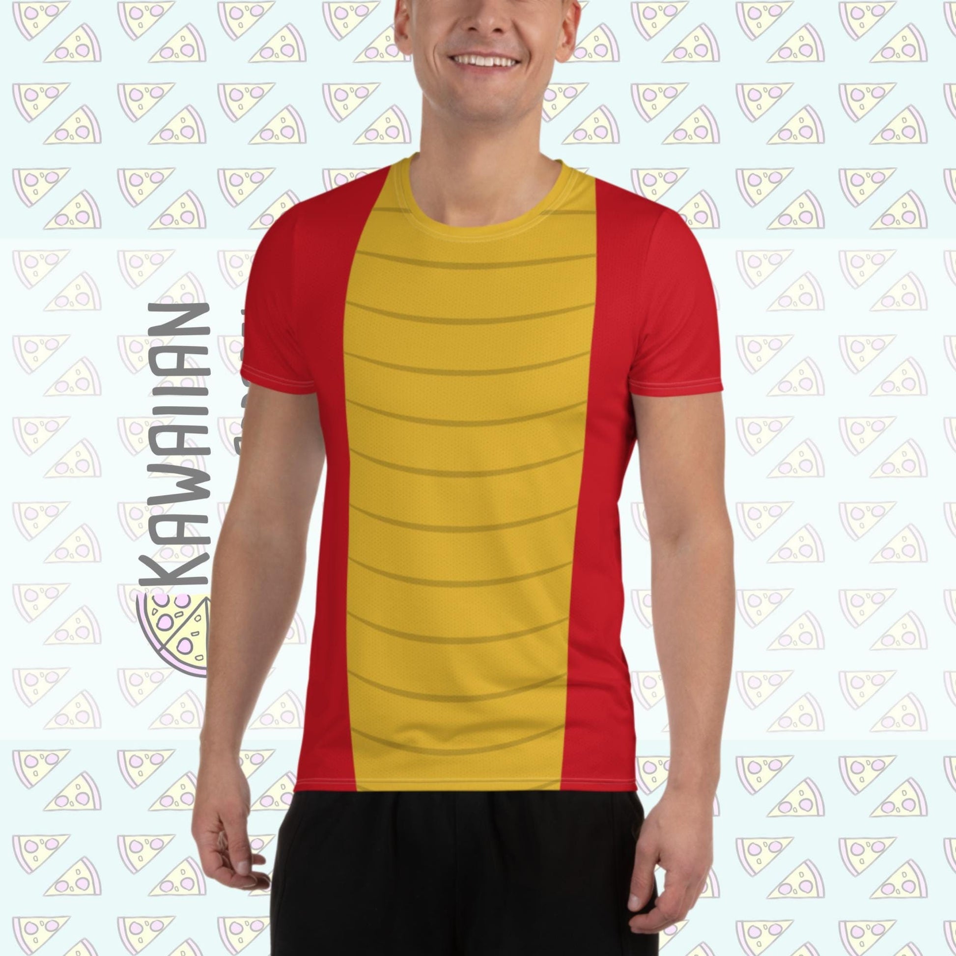 RUSH ORDER: Mushu Inspired All-Over Print Men's Athletic T-shirt