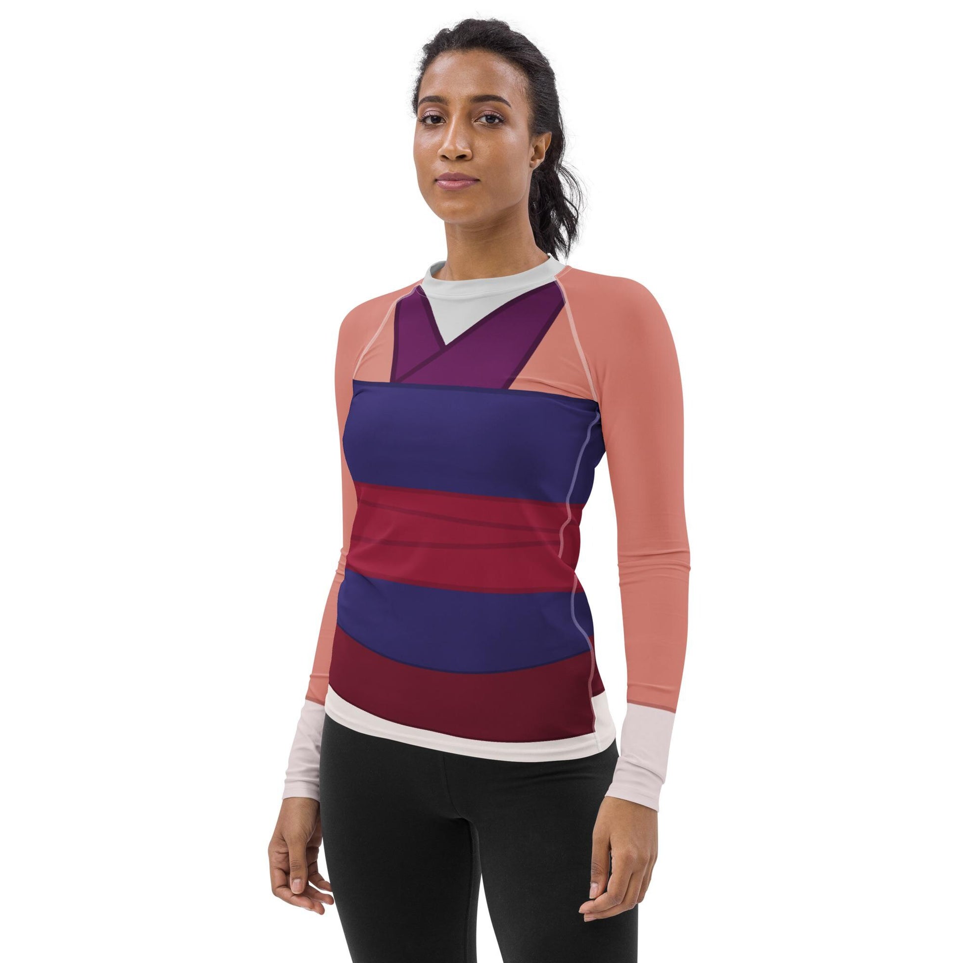 RUSH ORDER: Women's Pink Mulan Inspired ATHLETIC Long Sleeve